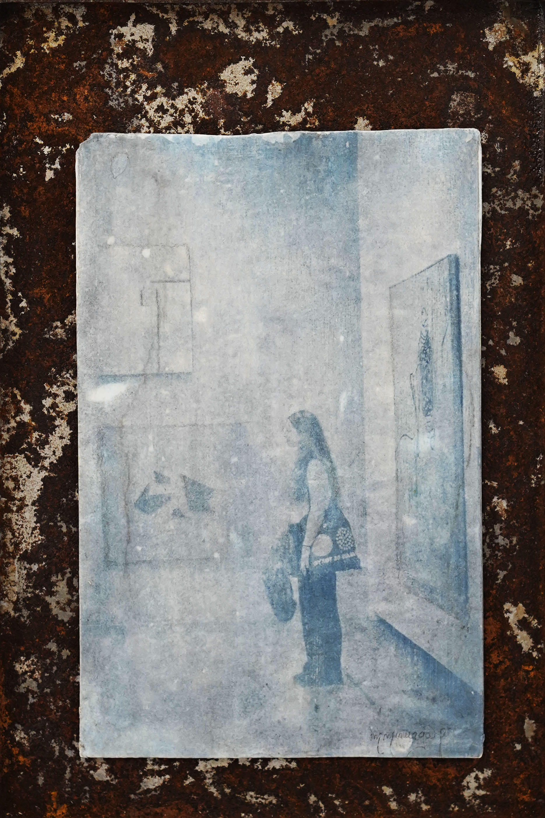 Cyanotype print by Maria Muruaga, Argentina